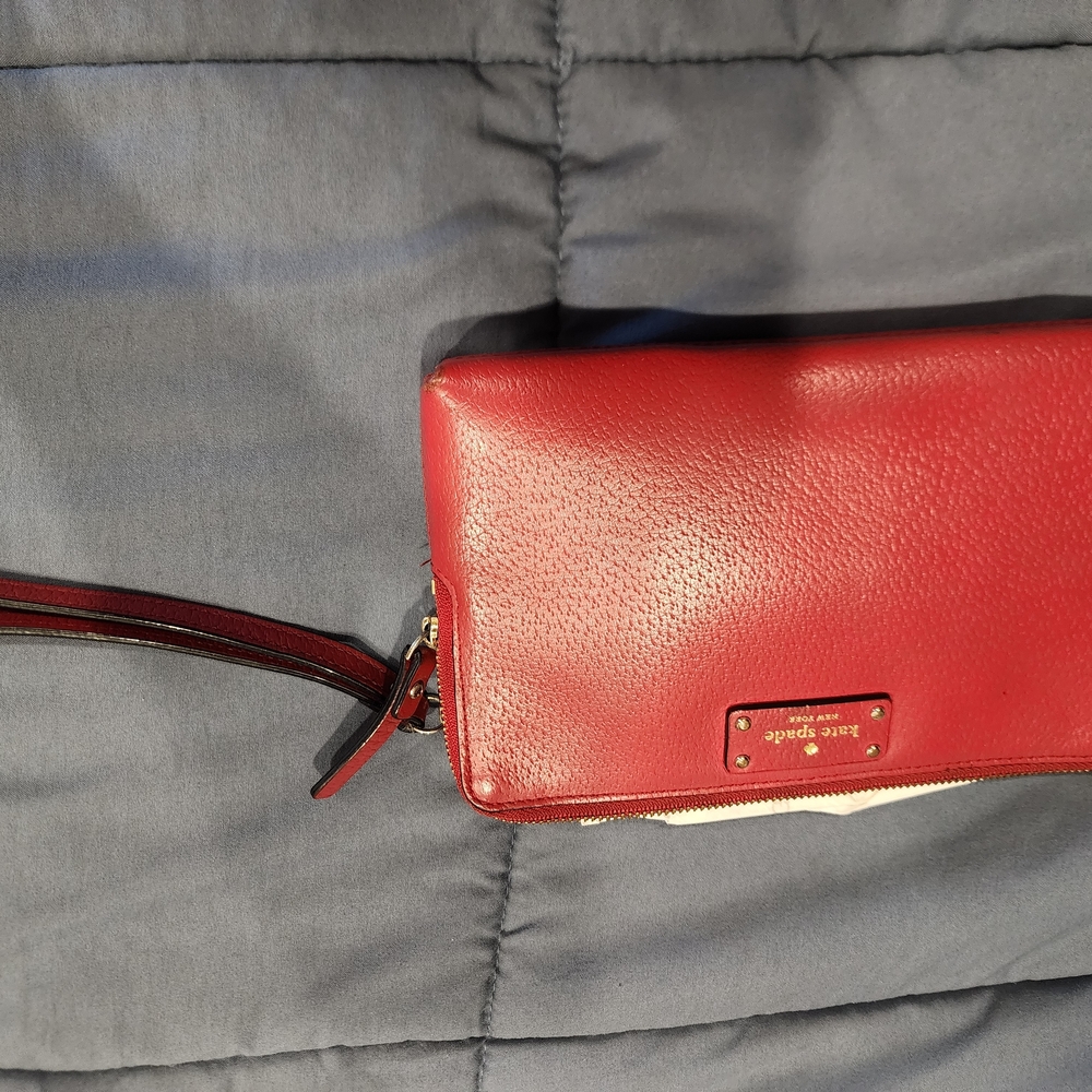 Kate Spade Cherry Red Wristlet